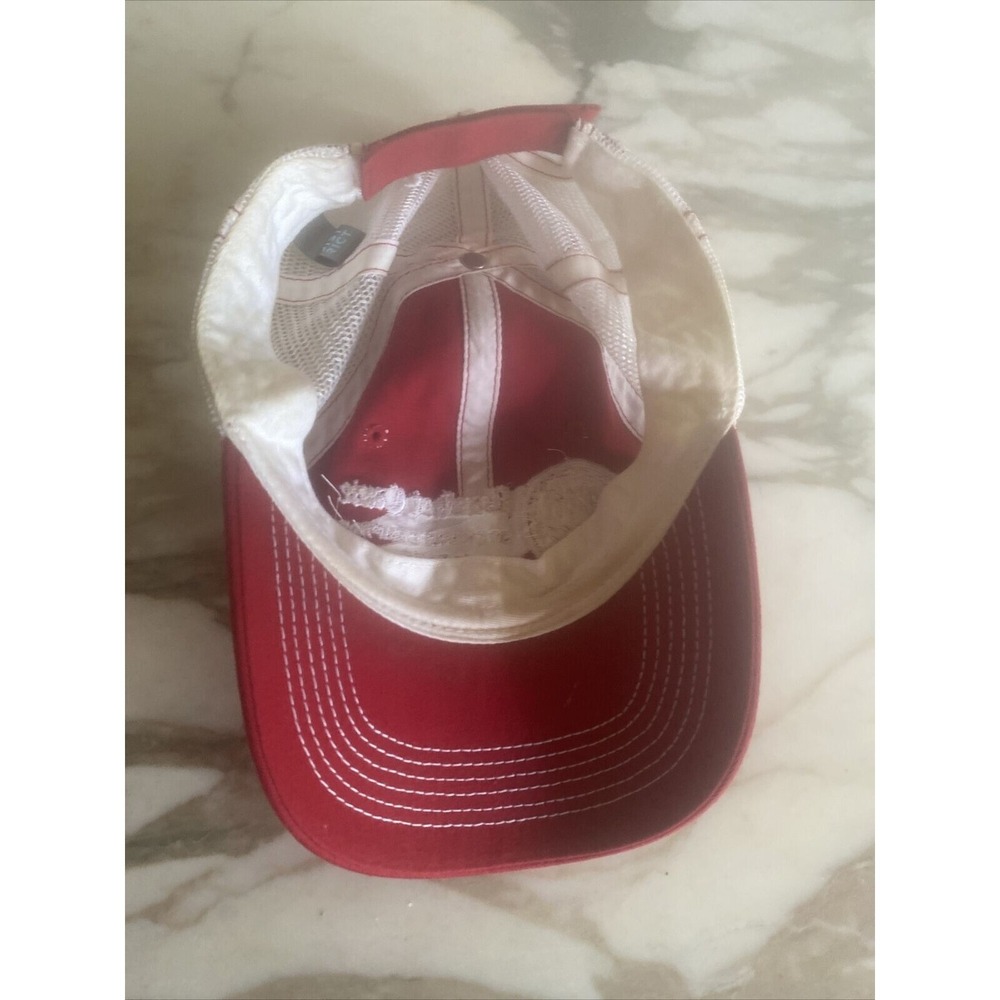 District Basket Case Brewing Company Jasper IN Red White Trucker Hat DT607 Mens - Picture 5 of 7